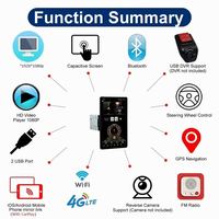 Autoradio Android 13 pouces 4+64G, lecteur DVD vidéo audio, autoradio simple DIN, lecteur multimédia pour voiture