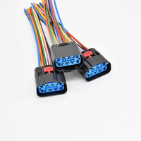 Pin femelle scellé câble en plastique faisceau de câblage voiture boîtier électrique automobile Auto fil connecteur prise