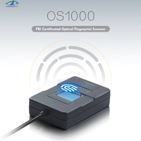 Escáner de Huellas Dactilares HFSecurity OS1000 IP54 Resistente al Agua, Sistema Biométrico de Control de Asistencia y SDK de Verificación de Identidad KYC