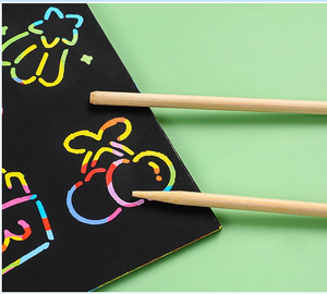 Sáng tạo Scratch Off giấy nghệ thuật Bộ quà tặng, vui vẻ Scratch giấy nghệ thuật và thủ công Bộ dụng cụ cho trẻ em hoạt động - Product Image 3