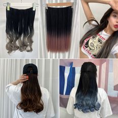 Extensiones de cabello humano de grado superior con barra de medio pelo de dos tonos con articulación superior de alta calidad duradera - Product Image 1
