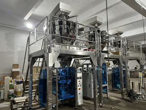 Máquina de envasado VFFS para piñones, chips de plátano, <span class=keywords><strong>Doritos</strong></span>, dulces de goma, con llenado de bolsas, pesadora multicabezal y envasado con nitrógeno - Product Image 6