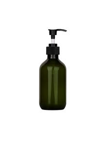Custom 100ml <b>200ml</b> 300ml 400ml 500ml Amber Green Transparent Plastic PET Shampoo <b>Bottle</b> Hair Oil <b>Bottle</b> With Lotion Pump - Product Image 4