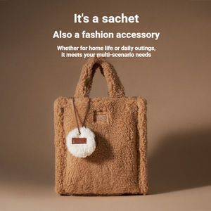 Aikun Modern Osmanthus Fragrance, Caja de Regalo de Aromaterapia para Coche de Lana de Cordero y Cuero PU, Decoración con Evaporación Natural para Eliminar Olores - Product Image 4