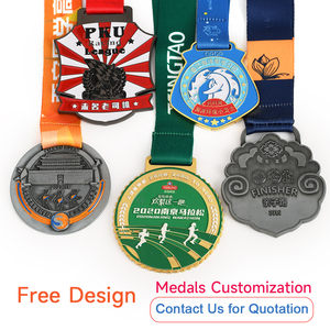 2025 medalla escolar personalizada de alta calidad para correr, regalo de recuerdo impreso UV, barato y acogedor para tiendas - Product Image 2