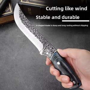 Cuchillo de Acero Inoxidable Premium Más Vendido, Cuchillo Portátil <span class=keywords><strong>para</strong></span> <span class=keywords><strong>Cortar</strong></span> Frutas y <span class=keywords><strong>Carne</strong></span>, Cuchillo <span class=keywords><strong>para</strong></span> Tallar Madera y Acampar al Aire Libre - Product Image 2