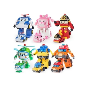 Figuras de Acción de Robot Transformables en Vehículos de Emergencia, Set de Juego del Equipo de Rescate, Regalo para Niños y Niñas - Product Image 1