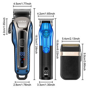 Cortadora <span class=keywords><strong>de</strong></span> <span class=keywords><strong>Pelo</strong></span> HIENA <span class=keywords><strong>para</strong></span> Hombre con <span class=keywords><strong>Cargador</strong></span>, Kit <span class=keywords><strong>de</strong></span> Recortadora <span class=keywords><strong>de</strong></span> Barba con Cuchilla en T, Máquina Profesional <span class=keywords><strong>para</strong></span> <span class=keywords><strong>Cortar</strong></span> el Cabello <span class=keywords><strong>para</strong></span> Barberos - Product Image 2