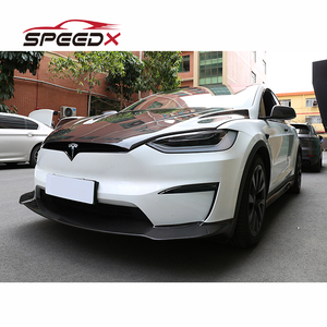 Para el Nuevo Tesla Model <span class=keywords><strong>X</strong></span>, Kit de Carrocería con Capó de Fibra de Carbono Seca, Capó Delantero de Fibra de Carbono Seca para Model <span class=keywords><strong>X</strong></span> 23-25 - Product Image 3