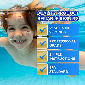 Kit de <span class=keywords><strong>test</strong></span> pour piscine ou bain à remous et bandelettes de <span class=keywords><strong>test</strong></span> Fournisseur d'usine <span class=keywords><strong>Test</strong></span> de qualité de l'eau 6 en 1 Chlore sans brome - Product Image 3