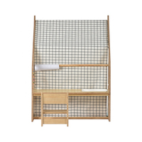 Top produits tente en bois pour bébé, petites maisons de jeux à tableau noir avec table et chaise
