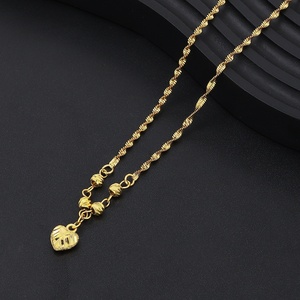 Collar de Cadena Chapado en Oro de 24K al por Mayor de Fábrica JXX, Estilo Hip Hop Moderno para Hombres y Mujeres - Product Image 3