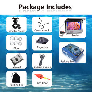 स्टॉक कारखाने में प्रत्यक्ष सस्ती कीमत तेजी से डिलीवरी 20 मीटर पानी के पानी के नीचे मछली फाइंडर 4.3 "1000tvl 8 min मछली पकड़ने वाला कैमरा - Product Image 5