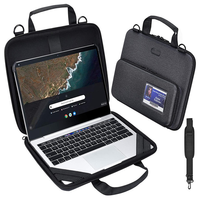 Sacoche pour ordinateur portable en EVA durable, grande capacité, style sac à main portable pour les voyages
