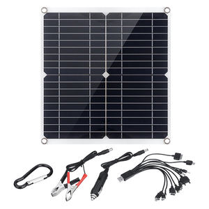 <span class=keywords><strong>Kit</strong></span> de panneaux solaires monocristallins PHOEBUS 50W pour voiture avec double USB, flexible, <span class=keywords><strong>12V</strong></span>, boîte de jonction IP67, efficacité 30%, garantie 5 ans - Product Image 1
