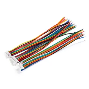 Cable conector único SH1.0 JST, línea electrónica, enchufe de 28AWG, 10cm, SH 1,0, 2/3/4/5/6/7/8/9/10 pines