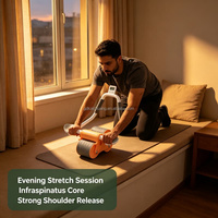 Rodillo de Ejercicio con Diseño Silencioso y Rebote Automático para Adultos, Hombres y Mujeres, para Entrenamiento Abdominal, Reducción de Cintura y Quema de Grasa