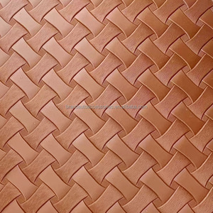 Embroidery Quilted Pvc Faux Synthetic Leather <strong>Custom</strong> for Car <strong>Floor</strong> <strong>Mat</strong> Material - Product Image 6
