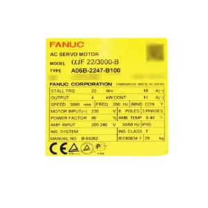 A06B-2247-B100 로봇 액세서리 테스트 완료, 상태 양호 - Product Image 1