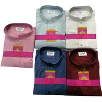 2026 Arabie Saoudite Thobe pour homme en Coton Polyester à Col Montant Blanc, Vêtement Islamique pour le Ramadan, Jubbah