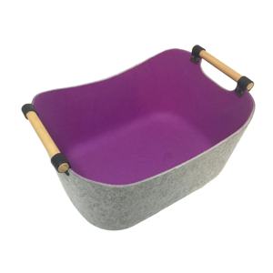 Living Room Organizers Fashion Felt Hat Storage Bucket Underwear Organizer Storage Box Laundry Clothes Storage Baskets