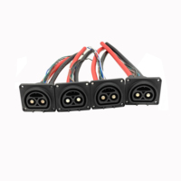 Prise d'origine Chogori Banga 100 2 + 6 broches (100A + 5A) avec câble de 20cm 5AWG + 22AWG pour échange de batterie Ebike EV