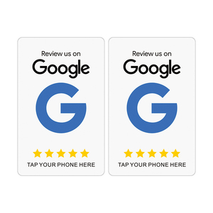 Carte NFC Premium pour les avis Google - Carte intelligente sans contact personnalisée pour stimuler les évaluations sur les réseaux sociaux - Product Image 1