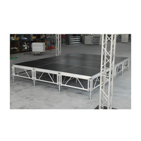 Système d'équipement de scène de mariage et d'événement portable Plate-forme d'éclairage en treillis en alliage d'aluminium et scène de podium