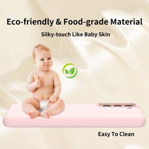 Pour pour S21 Ultra Liquide Silicone Antichoc Téléphone Cas Échantillon Gratuit De Luxe Personnalisé Couleur Compatible A52 A51 A72 S20FE - Product Image 3