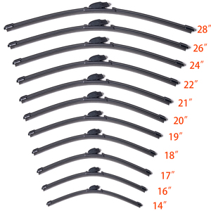 Balai d'essuie-glace universel en caoutchouc naturel de type U/J avec 19 adaptateurs disponibles, de 14 à 28 pouces, pour 98 % des véhicules, <span class=keywords><strong>prix</strong></span> d'usine - Product Image 1