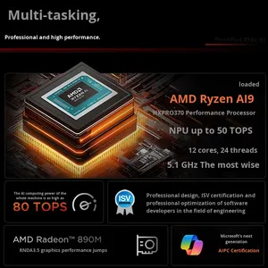 ThinkPad สำหรับ P14s R9 AI 370 PRO/64G/1T แล็ปท็อปออกแบบกราฟิกระดับมืออาชีพ ThinkPad P14s Ryzen R9 AI 370 PRO - Product Image 4