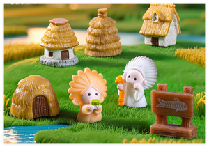 Figura de Astronauta 3D, Decoración de Jardín de Resina con Diseño de Hada Religiosa, Letrero de Camino con Diseño de Granero de Paja, Casa de Paja, Estatua Humana - Product Image 6