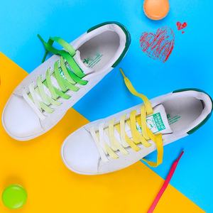 그라디언트 신발 끈 캔디 컬러 플랫 네온 레인보우 신발 끈 신발 끈 - Product Image 3