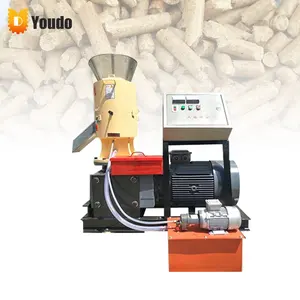 Industrial Large Scale Low Price Mobile Flat Die Biomass Straw Sawdust Pellet Mill Maker Wood Pellet Making Machines For Sale