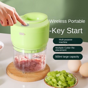 Wholesale Household Manual Small Meat <b>Multifunctional</b> <b>Vegetable</b> <b>Cutter</b> Garlic Stainless Steel Blades Sustainable Plastic - Product Image 1