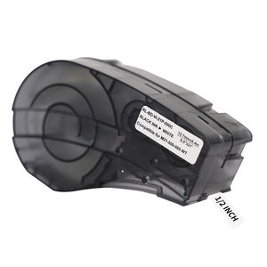 M21-500-595-RD d'étiquettes en vinyle blanc rouge compatible avec les <span class=keywords><strong>BMP21</strong></span>-<span class=keywords><strong>PLUS</strong></span> <span class=keywords><strong>Brady</strong></span> pour les étiquettes <span class=keywords><strong>BMP21</strong></span>-LAB <span class=keywords><strong>BMP21</strong></span>, largeur 12mm - Product Image 1