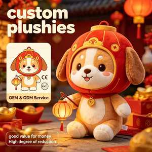 Juguete de Peluche Personalizado OEM con Decoración Festiva, Peluche de Fábrica para Regalo de Recuerdo Navideño, Producción Personalizada - Product Image 1
