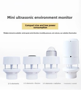 Rs485 Mini Wifi tốc độ gió/hướng nhiệt độ độ ẩm áp lực tự động mưa đo cảm biến ngoài trời Trạm thời tiết với gió - Product Image 4