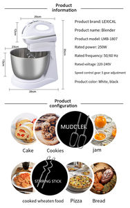 Mélangeur de farine électrique <span class=keywords><strong>Cuisine</strong></span> <span class=keywords><strong>Cuisine</strong></span> <span class=keywords><strong>Robot</strong></span> <span class=keywords><strong>aide</strong></span> 1500w boulangerie pâte support mélangeur de nourriture - Product Image 3