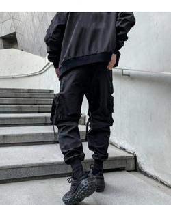 LAYENNE High Quality Tech Wear Men's <strong>Cargo</strong> Pants Mens Pockets <strong>Work</strong> Pants for Men <strong>Cargo</strong> With Elastic Drawstring Custom - Product Image 4