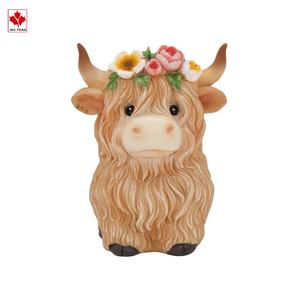 Estatua <span class=keywords><strong>de</strong></span> resina <span class=keywords><strong>de</strong></span> Gnomo <span class=keywords><strong>de</strong></span> vaca Highland, manada <span class=keywords><strong>de</strong></span> vaca pequeña marrón para primavera y verano, adorno <span class=keywords><strong>de</strong></span> <span class=keywords><strong>jardín</strong></span>, regalo <span class=keywords><strong>de</strong></span> cabaña, estatuilla escalonada con bandeja - Product Image 2