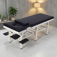 Table de massage multifonctionnelle pliable de qualité supérieure, nouvelle conception, portable, pour hôpitaux, chambres, style moderne, en métal