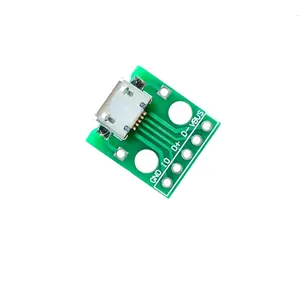 Micro USB Breakout Board Power Charging Converter Module MICRO USB to DIP Adapter 5pin Female Connector B Type PCB Converter