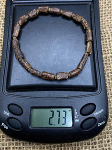 Pulsera de Cuentas de Madera Hechas a Mano, Cuentas Redondas de Madera Natural, Pulsera Elástica para Hombres y Mujeres, Joyería de Meditación - Product Image 5