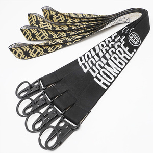 Cordón Jacquard Premium con Logotipo Personalizado para Boutique de Moda, Llavero Tejido Resistente para Accesorios de Moda Masculina - Product Image 1