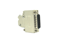 Connecteur D Sub 15 broches mâle droit Db15 femelle 45 degrés capot métallique