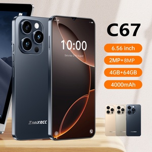 Prix de gros Global C67 Factory, téléphone à grand écran HD de 6,6 pouces, processeur 4 cœurs, 4 Go + 64 Go, réseau complet 2G/3G, smartphone intelligent - Product Image 6