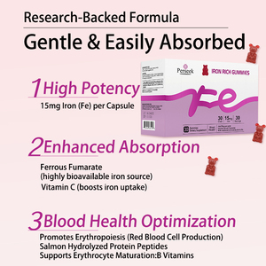 Perseek Tùy Chỉnh Sắt Giàu Collagen Gummies Ngày Đỏ 40/60/120/240 Đếm Năng Lượng Tăng OEM Chức Năng Gel Kẹo Cho Ngườ<span class=keywords><strong>i</strong></span> Lớn - Product Image 2