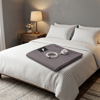 Drap de lit conducteur en acier inoxydable, literie en coton conducteur pour la vente en gros OEM et les commandes personnalisées