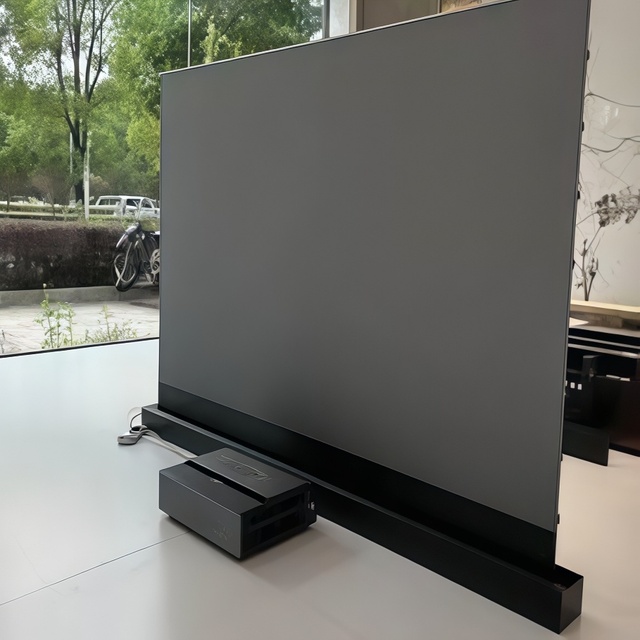 4K Ultra-Short SUYUN  UN120 Laser TV Includes 120inch Screen  Throw Projector for Home Theater  Business Video Conferencing